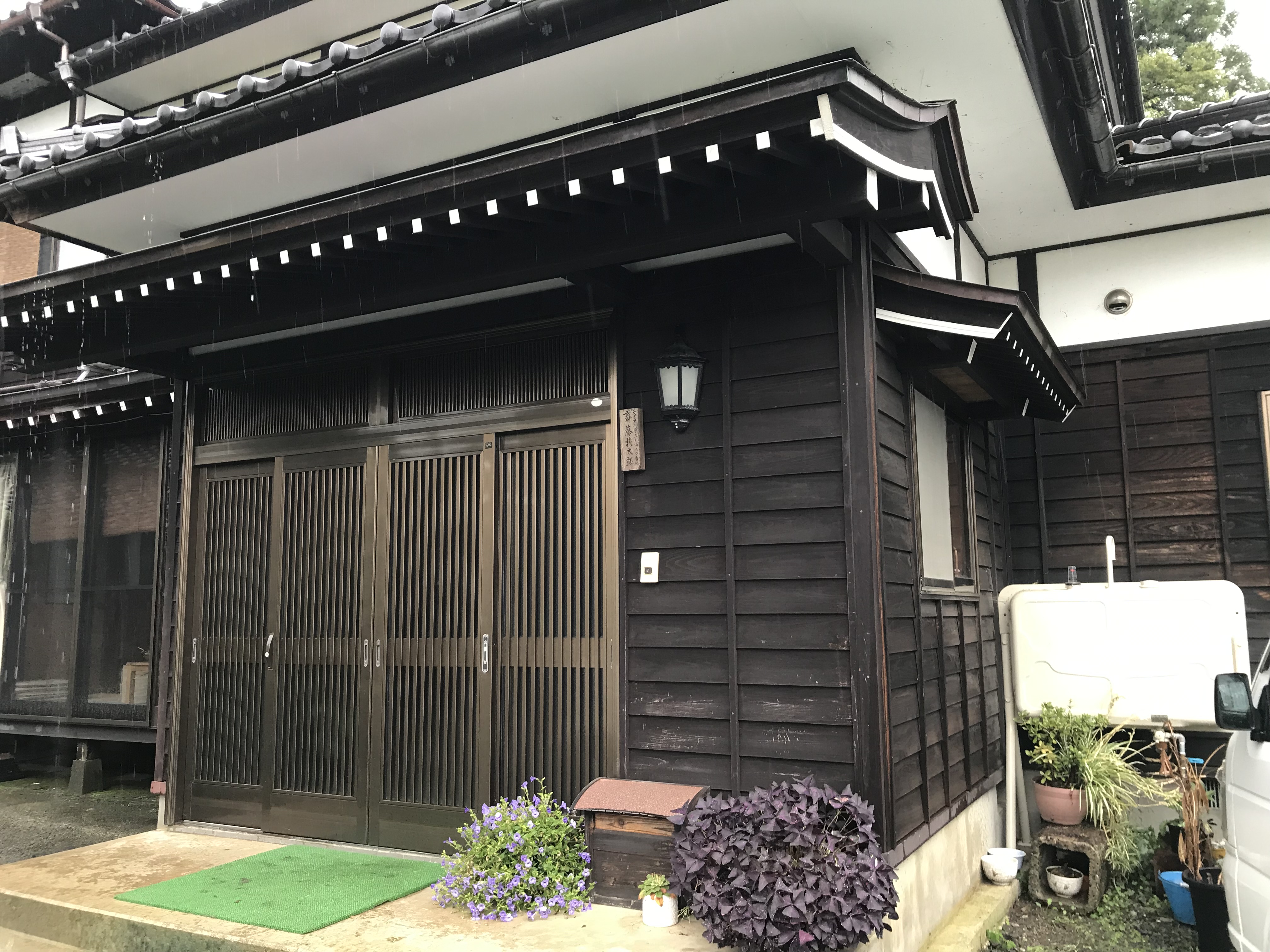 今日は大雨　農作業に追われます（農家民宿権太郎）