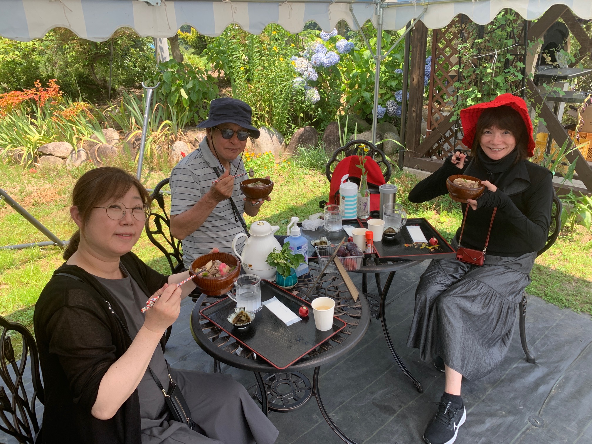 大阪より芋煮会