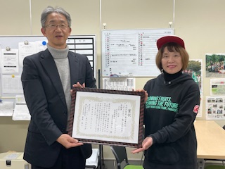 農政局　ディスカバー農村の宝、奨励賞を受賞して?