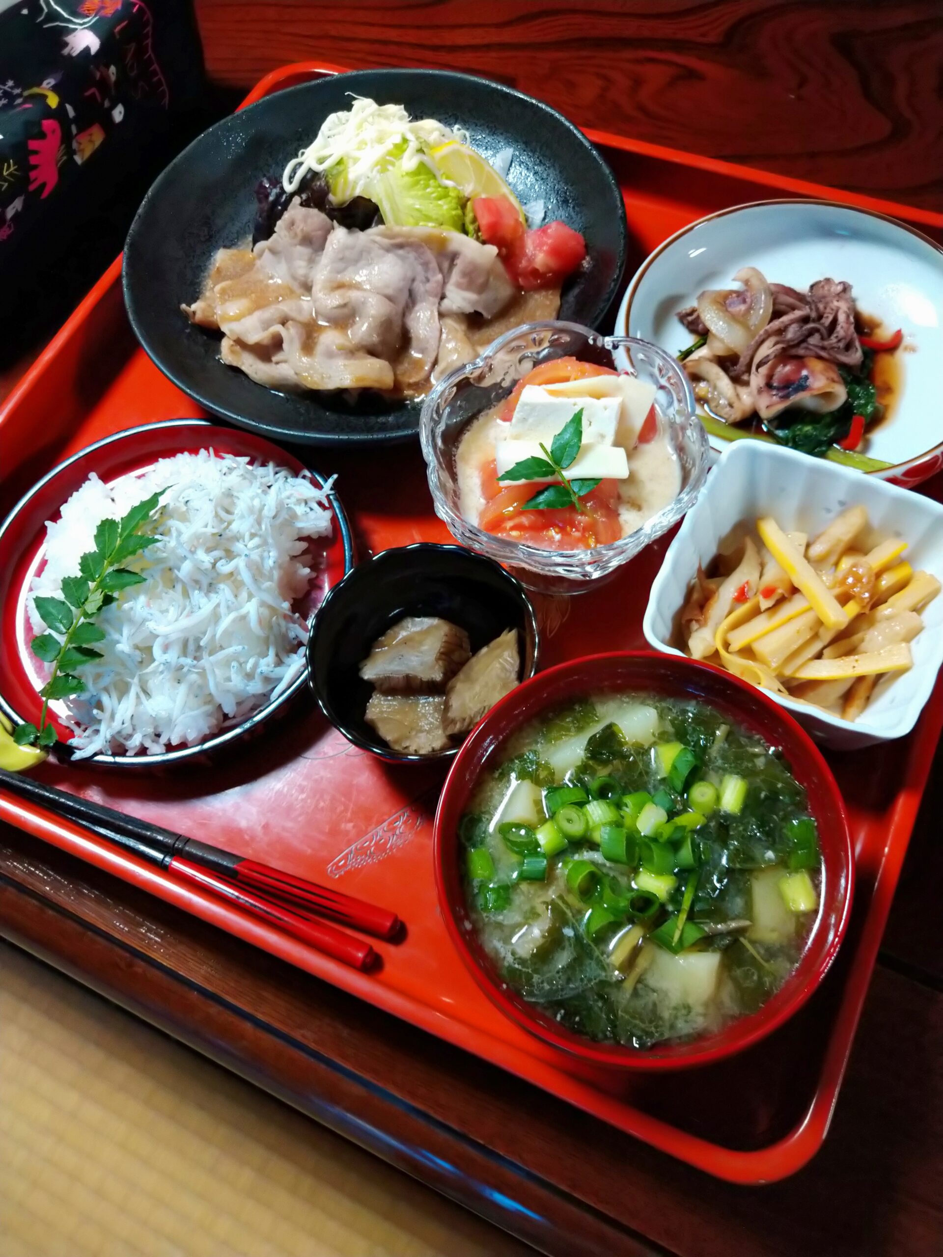 果菜里庵のお料理